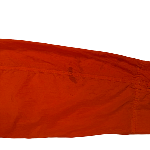 CP Company Orange Nylon Hooded Multi Pocket Lens View Jacket - Large (50)