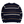 Load image into Gallery viewer, Paul &amp; Shark Navy Striped Light Wool Knit Crewneck- Medium
