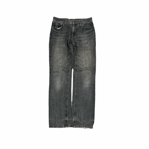 Burberry Nova Check Pockets Straight Fit Jeans - 29”