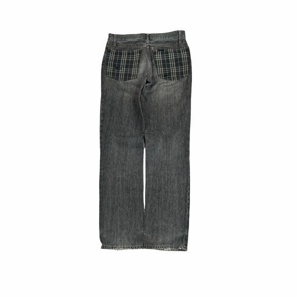 Burberry Nova Check Pockets Straight Fit Jeans - 29”