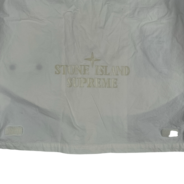 Stone Island x Supreme 2022 White Mona Lisa Jacket - XL