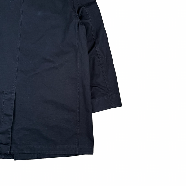 Stone Island Dark Navy Raso Gommato 3L Coat - Large