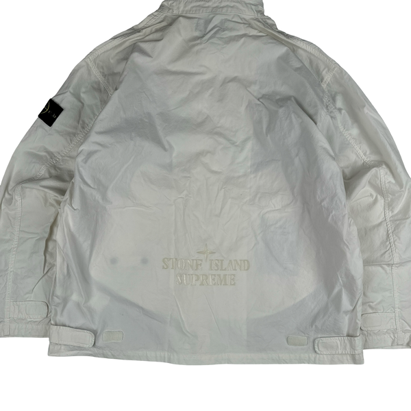 Stone Island x Supreme 2022 White Mona Lisa Jacket - XL