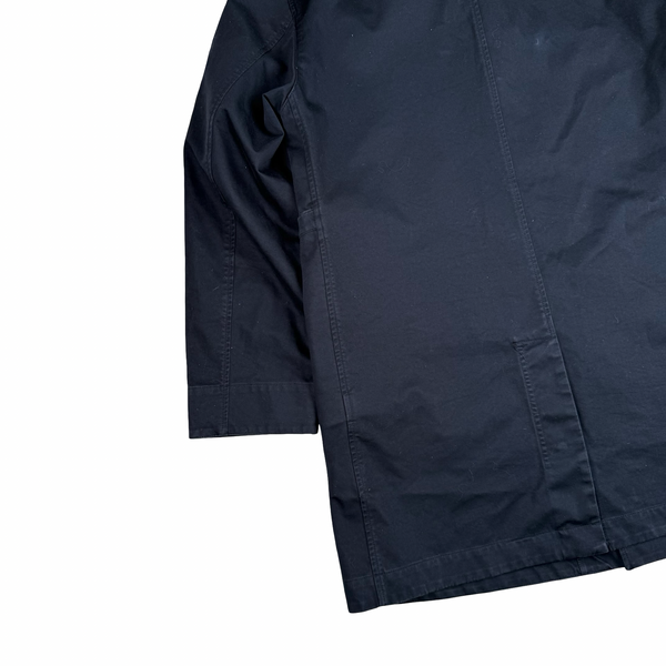 Stone Island Dark Navy Raso Gommato 3L Coat - Large