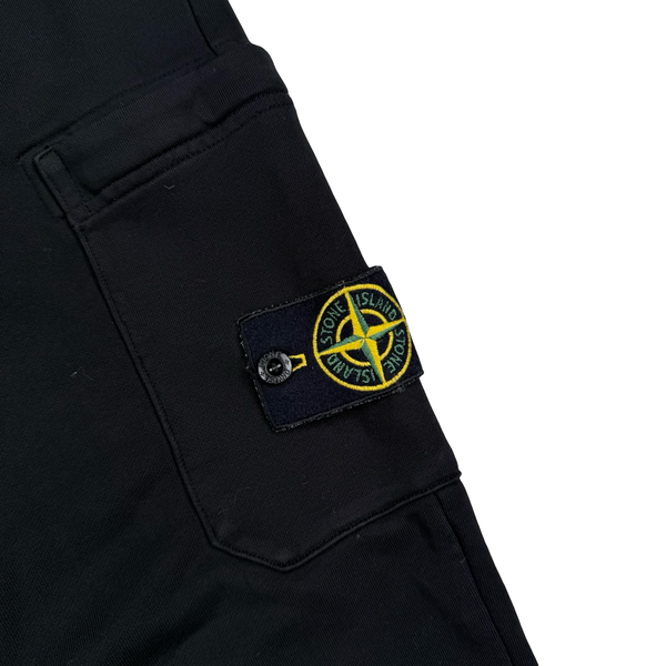 Stone Island 2023 Black Cotton Joggers - XL