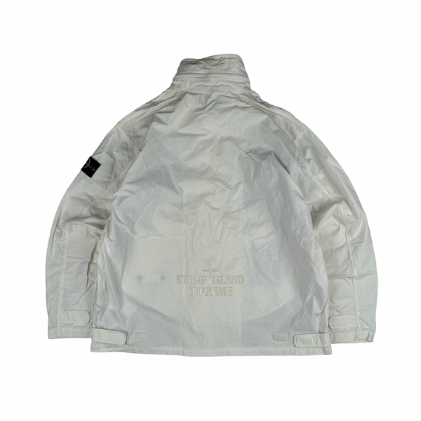 Stone Island x Supreme 2022 White Mona Lisa Jacket - XL