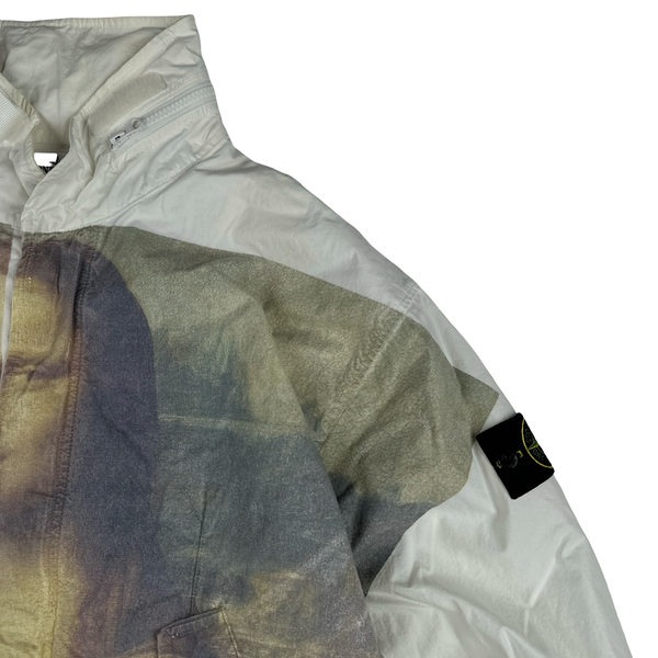 Stone Island x Supreme 2022 White Mona Lisa Jacket - XL