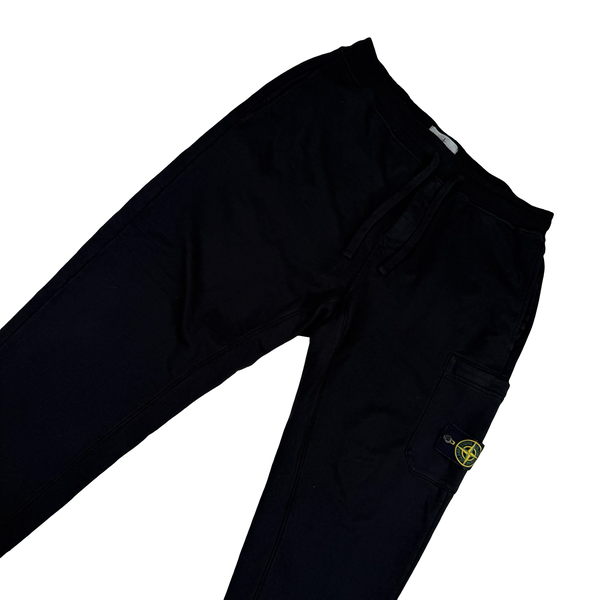 Stone Island 2023 Black Cotton Joggers - XL