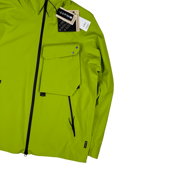Stone Island Yellow Green Stellina 3L Gore-tex Jacket - Large