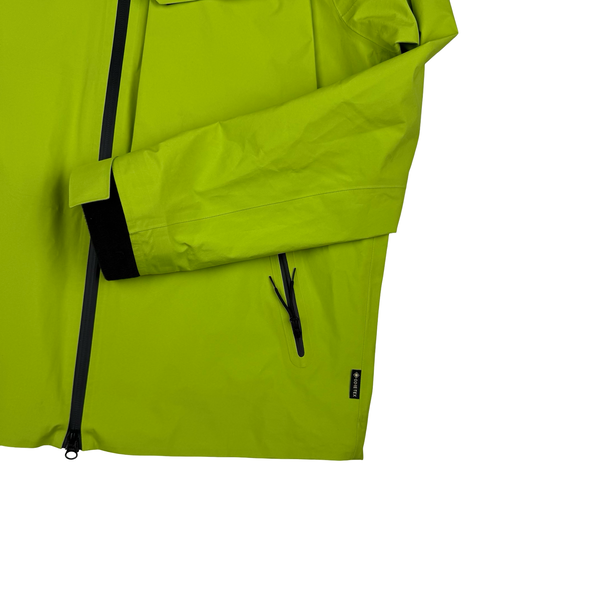 Stone Island Yellow Green Stellina 3L Gore-tex Jacket - Large