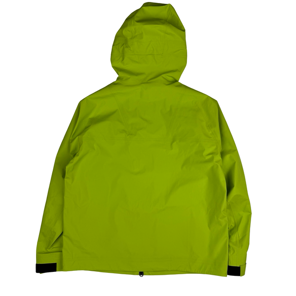 Stone Island Yellow Green Stellina 3L Gore-tex Jacket - Large