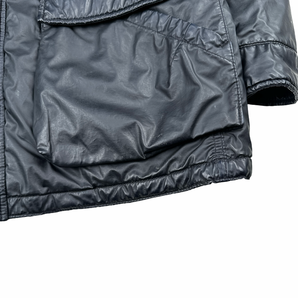 Stone Island 2012 Navy Mussola Gommata Field Jacket - Large