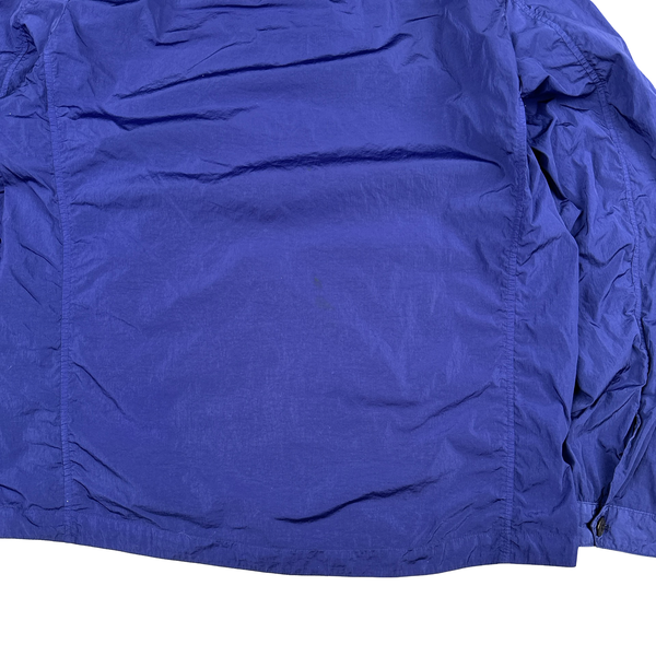 CP Company Navy Blue Chrome Hooded Lens Viewer Jacket - Large