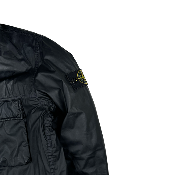 Stone Island 2012 Navy Mussola Gommata Field Jacket - Large