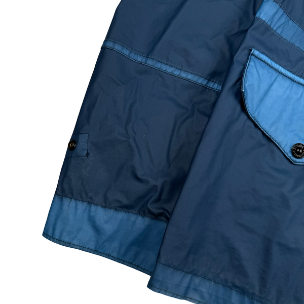 Stone Island Shadow Project Blue Mussola Gommata Parka Cobalt - Medium