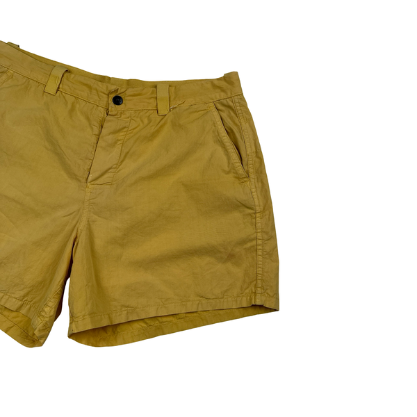 Stone Island Marina 1995 Yellow Cotton Blend Swim Shorts - Medium