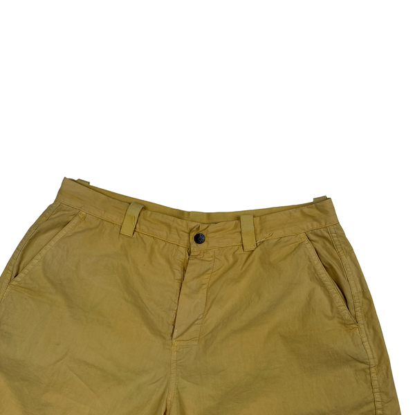 Stone Island Marina 1995 Yellow Cotton Blend Swim Shorts - Medium