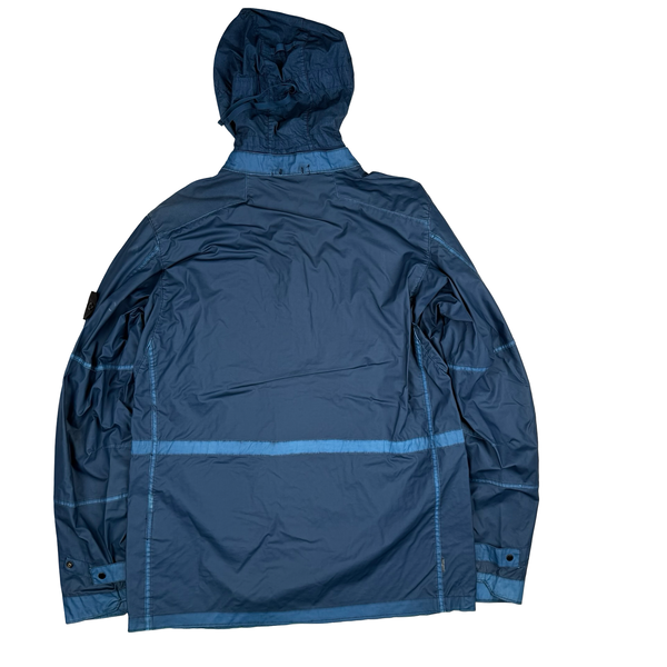 Stone Island Shadow Project Blue Mussola Gommata Parka Cobalt - Medium