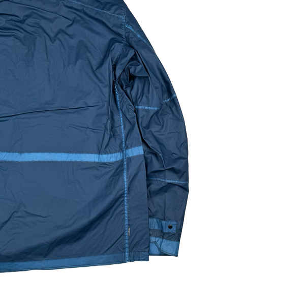 Stone Island Shadow Project Blue Mussola Gommata Parka Cobalt - Medium