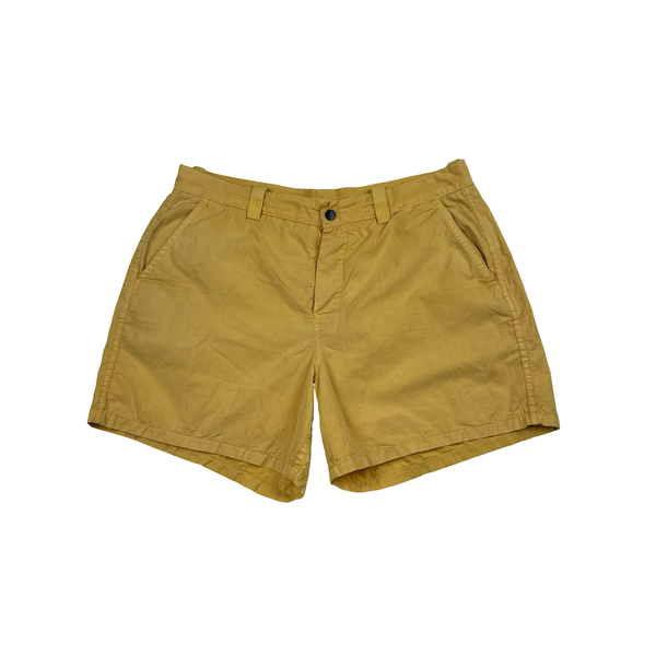 Stone Island Marina 1995 Yellow Cotton Blend Swim Shorts - Medium