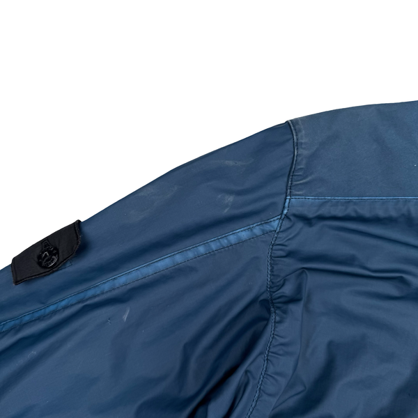 Stone Island Shadow Project Blue Mussola Gommata Parka Cobalt - Medium