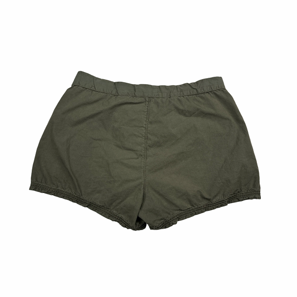 Stone Island 1995 Khaki Cotton Blend Swim Shorts - Small
