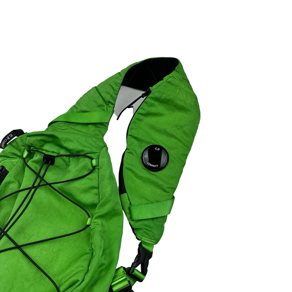 CP Company Green Nylon Lens Cross Body Bag