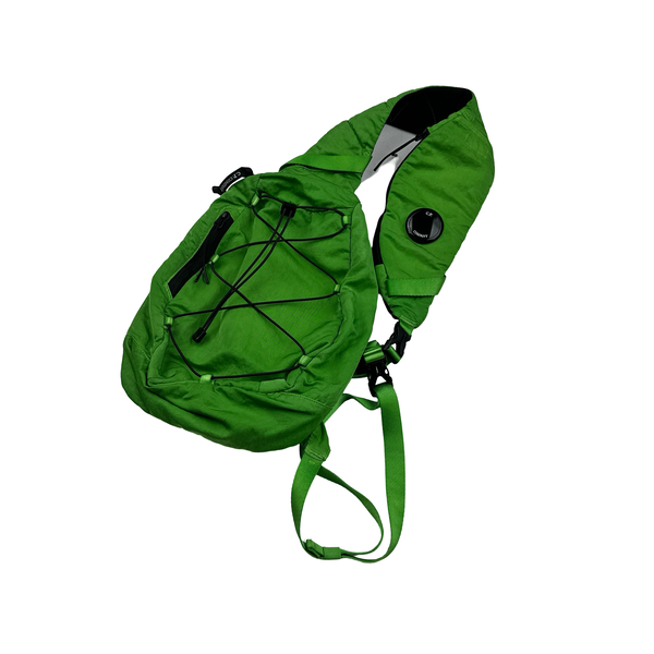 CP Company Green Nylon Lens Cross Body Bag