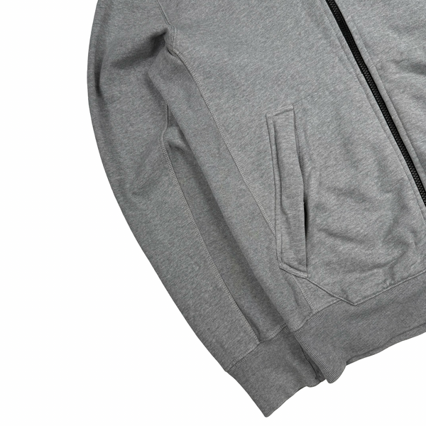 Stone Island 2013 Grey Cotton Zipped Hooded Jumper - Large