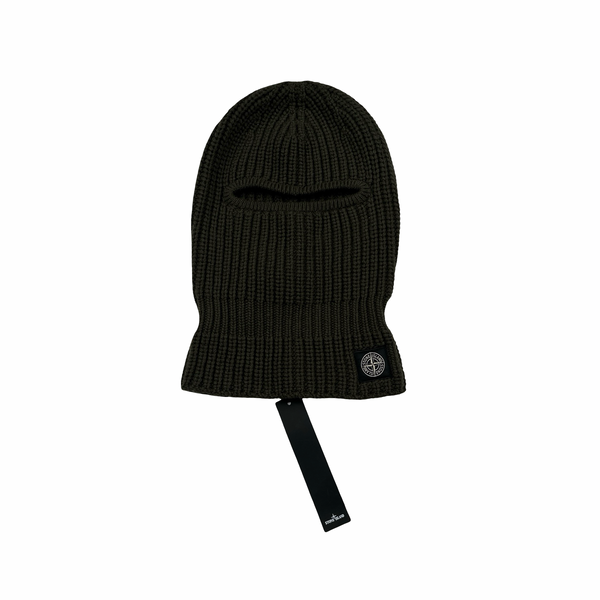 Stone Island 2020 Khaki Wool Balaclava