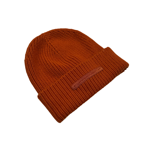 Oakley Orange Spellout Knit Beanie