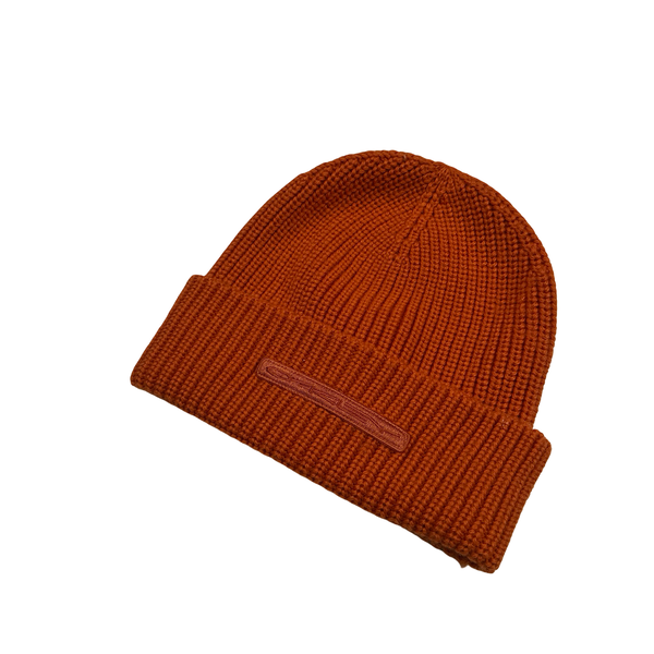Oakley Orange Spellout Knit Beanie