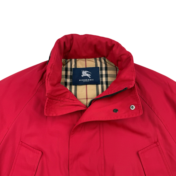 Burberry Nova Check Lined Red Field Jacket - 3XL (56)