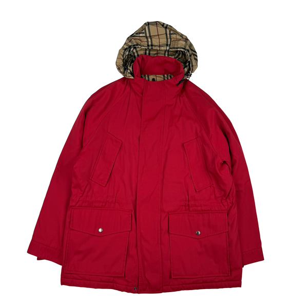 Burberry Nova Check Lined Red Field Jacket - 3XL (56)