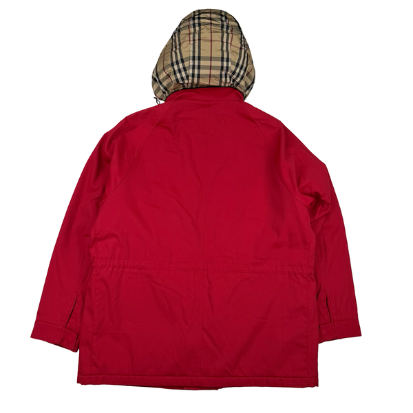 Burberry Nova Check Lined Red Field Jacket - 3XL (56)