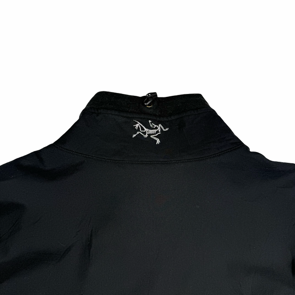 Arcteryx Black Polartec Nylon Shell Fleece Lined Zipped Jacket - Large