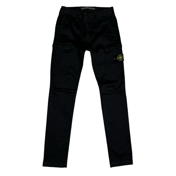 Stone Island 2020 Black SK Cargo Trousers - 28" Small