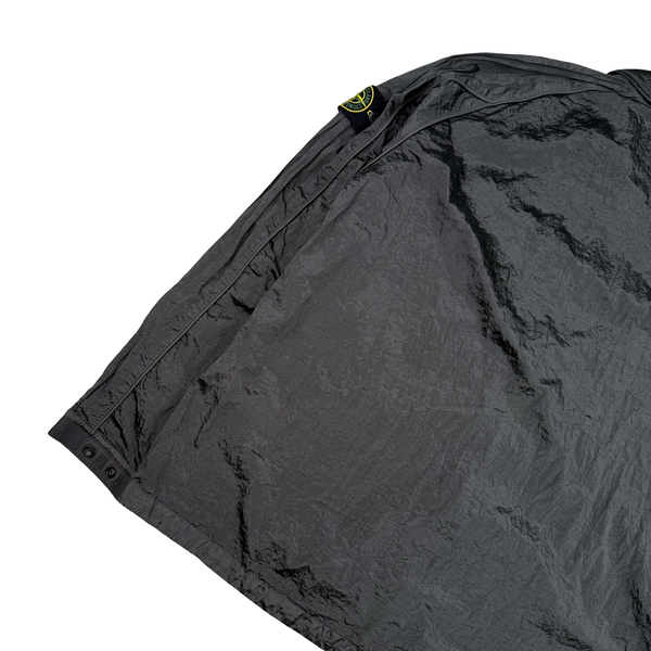 Stone Island 2022 Anthracite Nylon Metal Packable Overshirt - XL