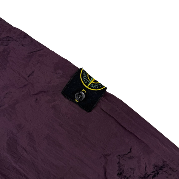 Stone Island 2022 Maroon Nylon Metal Packable Overshirt - XL