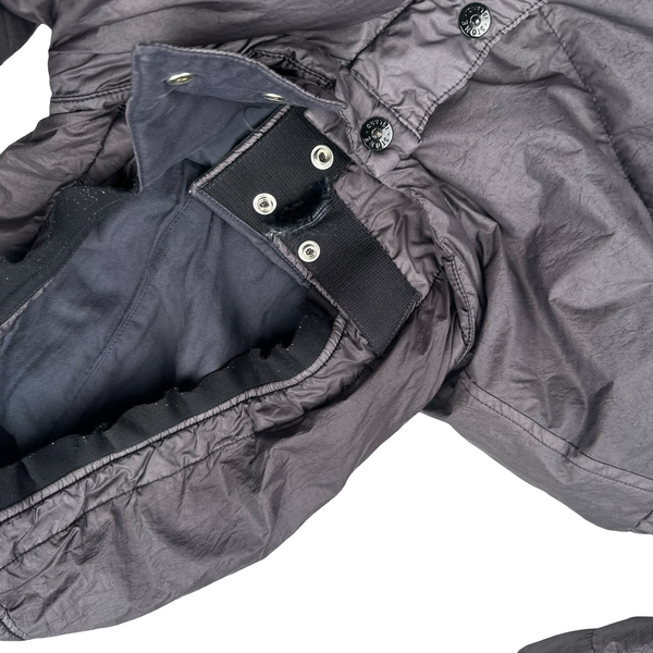 Stone Island 2003 Vintage Down Filled Grey Nylon Jacket - XL