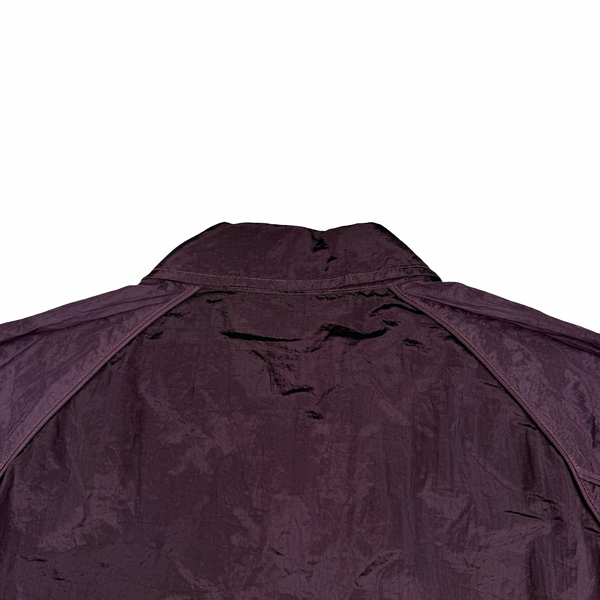 Stone Island 2022 Maroon Nylon Metal Packable Overshirt - XL