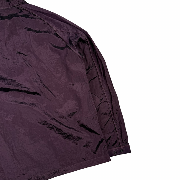 Stone Island 2022 Maroon Nylon Metal Packable Overshirt - XL