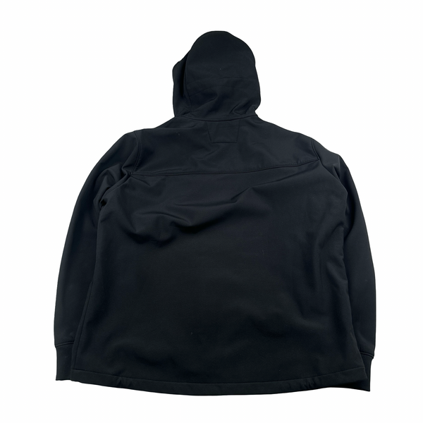 CP Company Fleece Lined Black Soft Shell Zipped Jacket - XL