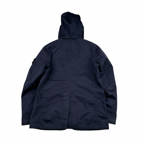 Stone Island 2011 Navy Raso R Hooded Blazer Jacket - Large