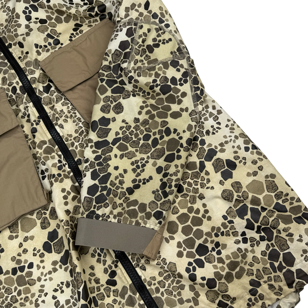 Stone Island Alligator Camo Light Cotton / Nylon Fishtail Parka - XXL