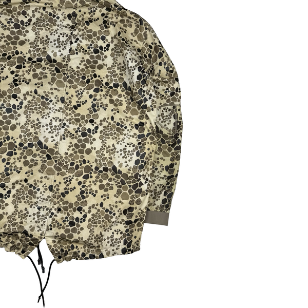 Stone Island Alligator Camo Light Cotton / Nylon Fishtail Parka - XXL