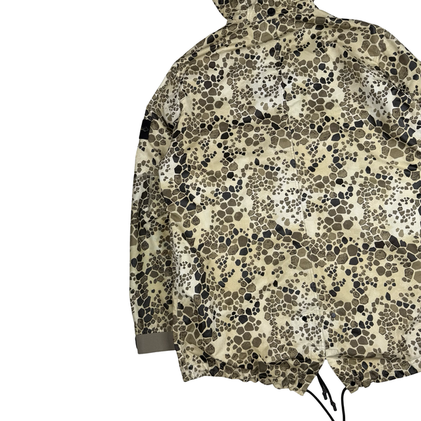 Stone Island Alligator Camo Light Cotton / Nylon Fishtail Parka - XXL