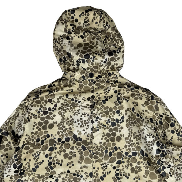 Stone Island Alligator Camo Light Cotton / Nylon Fishtail Parka - XXL