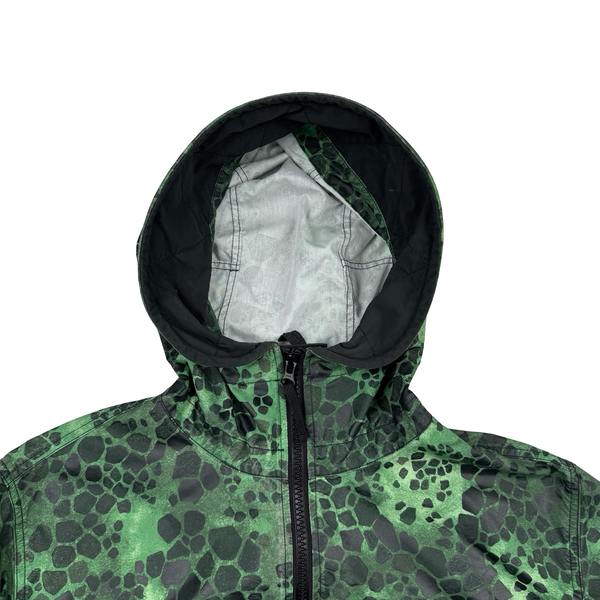 Stone Island 2018 Alligator Camo Light Cotton / Nylon Fishtail Parka - Large