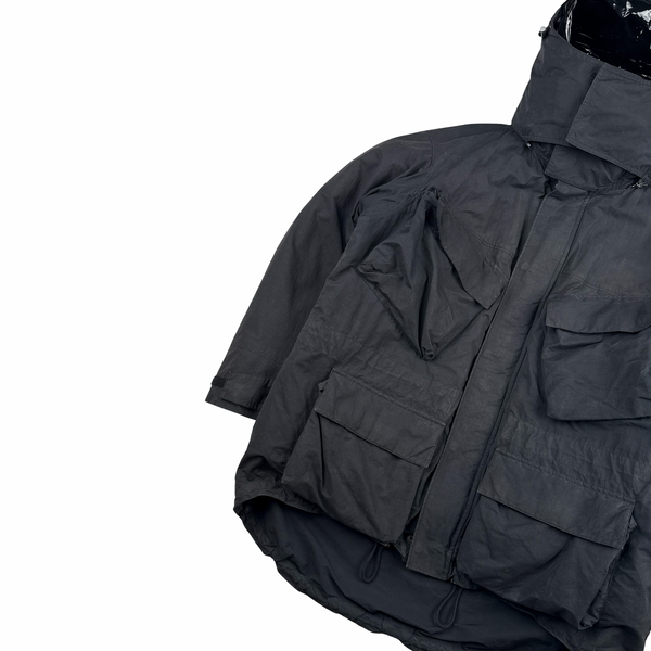 Burberry Black Down Filled 2 In 1 Puffer Multi Pocket Jacket - XL